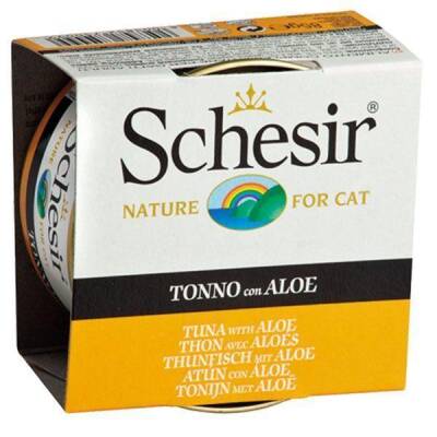 Schesir Jel İçinde Ton Balikli&Aloeverali Konserve Kedi Mamasi 85 Gr - 1