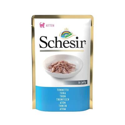 Schesir Jelly Ton Balıklı Pouch Yavru Kedi Konservesi 85 Gr - 1