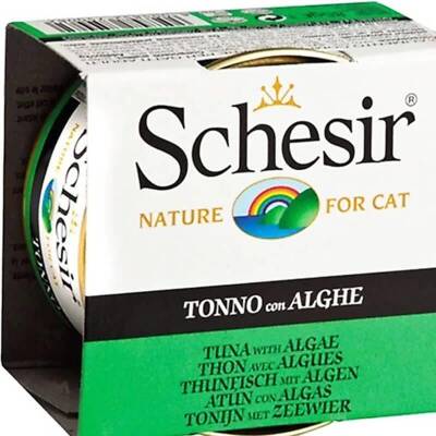 Schesir Nature Ton Balıklı Ve Yosunlu Kedi Konservesi 85 gr - 1