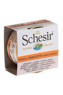 Schesir Tavuklu Ve Karidesli Soslu Yetişkin Kedi Konservesi 70 gr - 1