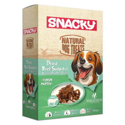 Snacky Kurutulmuş Dana Paça Derisi Köpek Ödül Maması 100 gr - 1