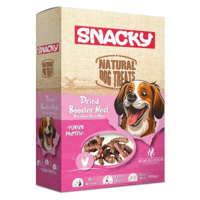 Snacky Kurutulmuş Horoz Boyun Köpek Ödül Maması 100 gr - 1