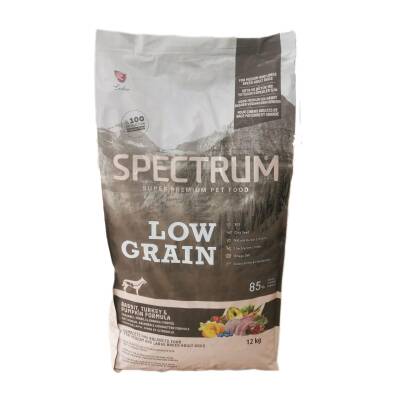 Spectrum Low Grain Hindi Tavşan Kabak Orta Irk Yetişkin Köpek Maması 12 KG - 1