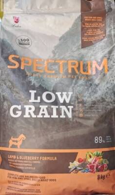 Spectrum Low Grain Kuzu Etli ve Yaban Mersinli Küçük Irk Yetişkin Köpek Maması 8 KG +1 Kg Hediyeli - 1