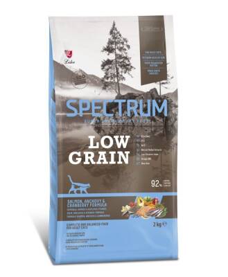 Spectrum Low Grain Somonlu Hamsili Kızılcıklı Yetişkin Kedi Maması 2 KG - 1