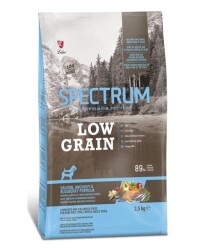 Spectrum Low Grain Somonlu & Hamsili Yaban Mersinli Orta ve Büyük Irk Yetişkin Köpek Maması 12 KG - 1