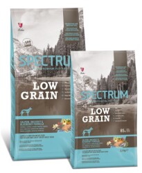 Spectrum Low Grain Somonlu & Hamsili Yaban Mersinli Orta ve Büyük Irk Yetişkin Köpek Maması 12 KG - 1