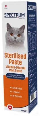 Spectrum Sterilised Paste Kısırlaştırılmış Kediler İçin Vitamin Mineralli Malt Macunu 30 G - 1