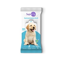 Spreme Hipoalerjenik Kokusuz Köpek Temizleme Mendili 60lı * 6 Paket - 2