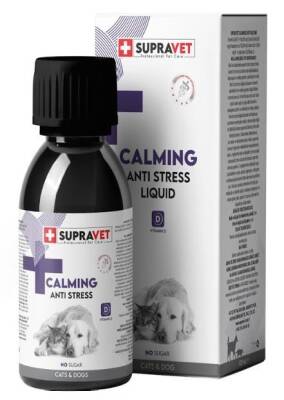 Supravet Anti Stress Kedi Ve Köpekler İçin Sıvı Sakinleştirici Damla 100ml - 1