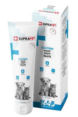 Supravet Calcium Kedi Ve Köpekler İçin Kalsiyum Malt Paste 100gr - 1