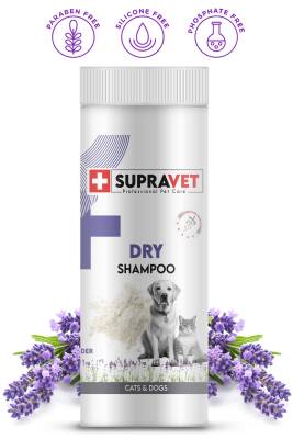 Supravet Dry Shampoo Lavanta Özlü Kedi Köpekler İçin Toz Şampuan 150 ml - 1