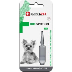 Supravet Küçük Irk Köpek Deri Ve Tüy Bakım Yağı; Bit Pire Kene Dış Parazit Ense Damlası 1-10Kg (1ml) - 1