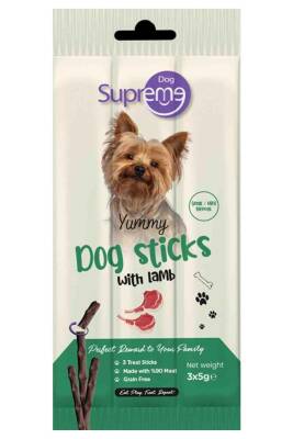 Supreme Dog Kuzu Etli Köpek Ödül Çubuğu 3x5gr - 1