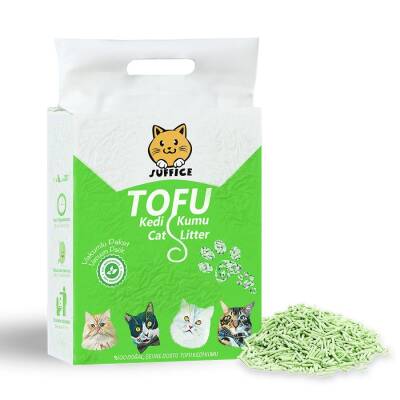 Tofu Doğal Tozsuz Pelet Kedi Kumu 6 lt - 1