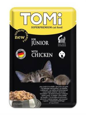 Tomi Süper Premium Tavuklu Yavru Kedi Konserve Maması 85 Gr - 1