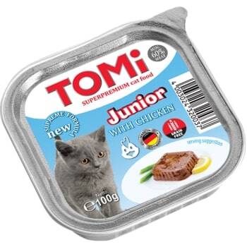 Tomi Yavru Kedi Kümes Hayvanlı Yaş Mama 100gr - 1