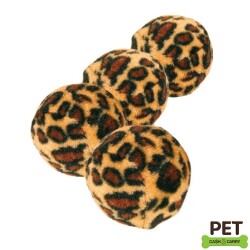 Trixie Kedi Oyuncağı Leopar Desenli Top 4cm 4Adet - 2