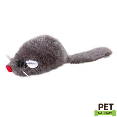 Trixie Kedi Oyuncağı Peluş Fare 5cm Gri - 2