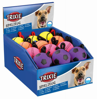 Trixie Köpek İpli Fosforlu Kauçuk Top 6cm 30cm - 5