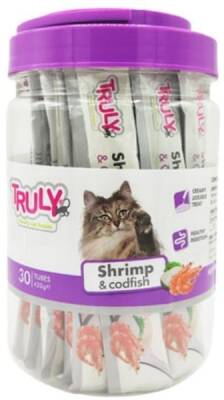 Truly Karides ve Morina Balıklı Yetişkin Kedi Ödül Maması 30 x 14 G - 1