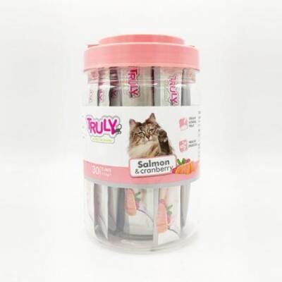 Truly Somon Ve Kızılcıklı Yetişkin Kedi Ödül Maması 30 x 14 G - 1