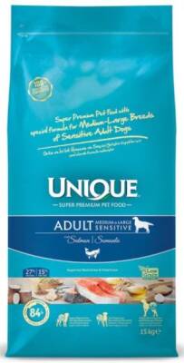 Unıque Medium Large Adult Somonlu Yetişkin Köpek Maması 15 Kg - 1