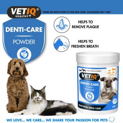 Vet IQ Kedi ve Köpek İçin Diş Bakım Tozu 60 Gr - 2