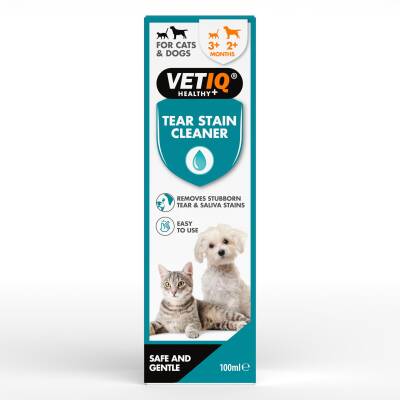 Vet IQ Tear Stain Remover Kedi ve Köpek Gözyaşı Leke Çıkarıcı 100 ml - 1