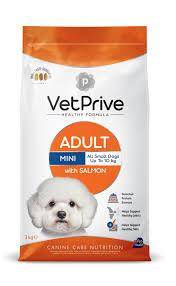 Vet Prive Mini Adult Küçük Irk Somonlu Köpek Maması 3 Kg - 2