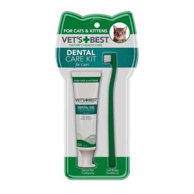 Vet's Best Kediler İçin Ağız ve Diş Bakım Seti 16,5 CM 45 G - 1