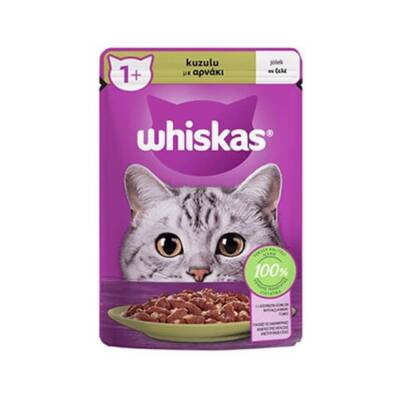 Whiskas Kuzulu Yetişkin Konserve Kedi Maması 85 Gr - 1