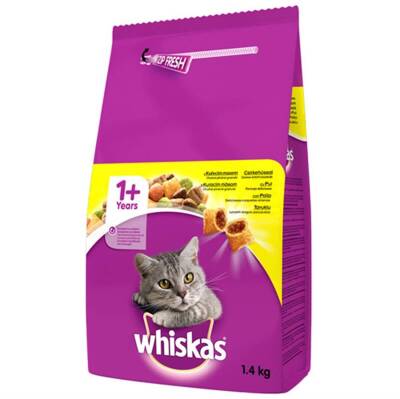 Whiskas Tavuklu Kuru Kedi Maması 1.4 Kg - 1