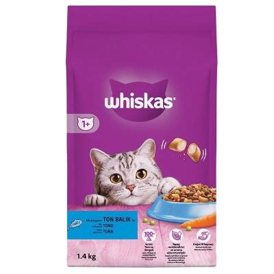 Whiskas Ton Balıklı Sebzeli Kuru Kedi Maması 1.4 Kg - 1